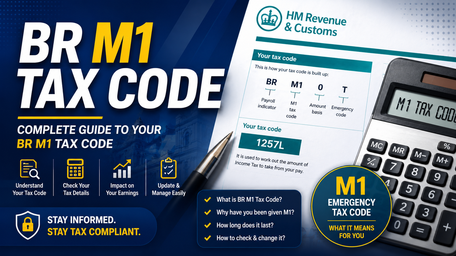 BR M1 Tax Code